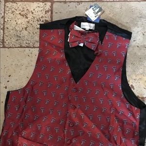 Texas tech vest and bow ties set new vest Large